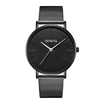 

Simple Women Men Watches Top Brand Luxury Stainless Steel Mesh Quartz Wristwatches Fashion Clock ladies Watch Montre Femme 2018