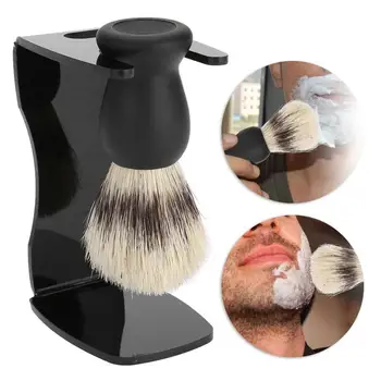 

Men Beard Shaving Set Professional Brush Bowl Stand Holder Mustache Shaving Tool Shave Brush