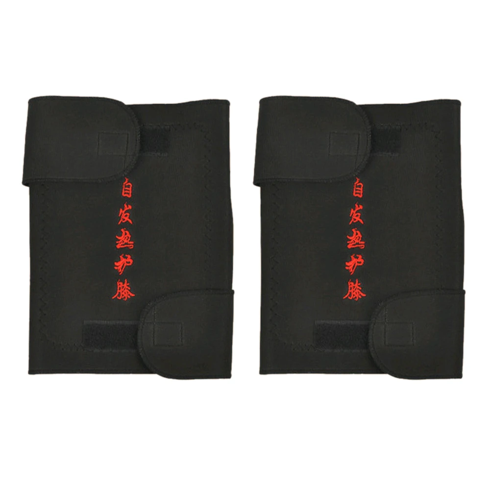 

1Pair Tourmaline Kneepads Self Heating Therapy Leggings Belt Magnetic Braces Knee Support Tourmaline Leggings Brace Belts