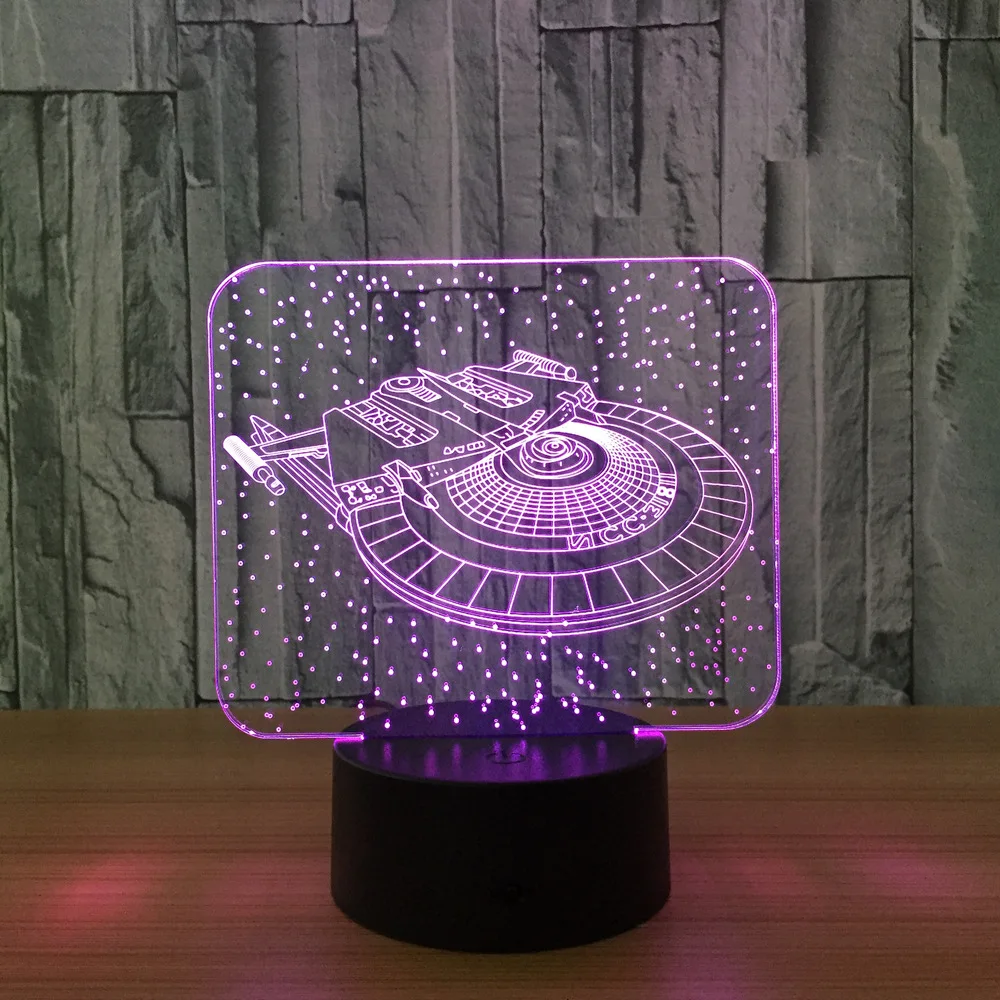 Battery Led 3d Lamp Lampe De Chevet De Chambre Led Usb 3d Night Light 