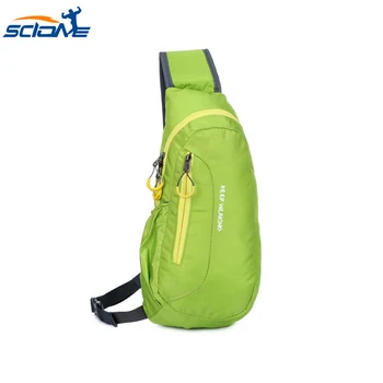 

Scione Nylon Chest Bag Men Women Running Shoulder Bag Ultralight Cycling Backpack Waterproof Climbing Backpack Sport Rucksack
