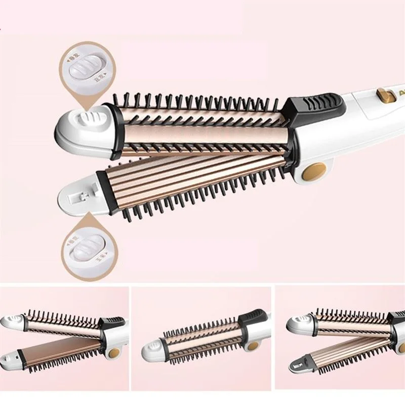 220V Wet & Dry Available Electric Foldable Hair Curler Corn Waver