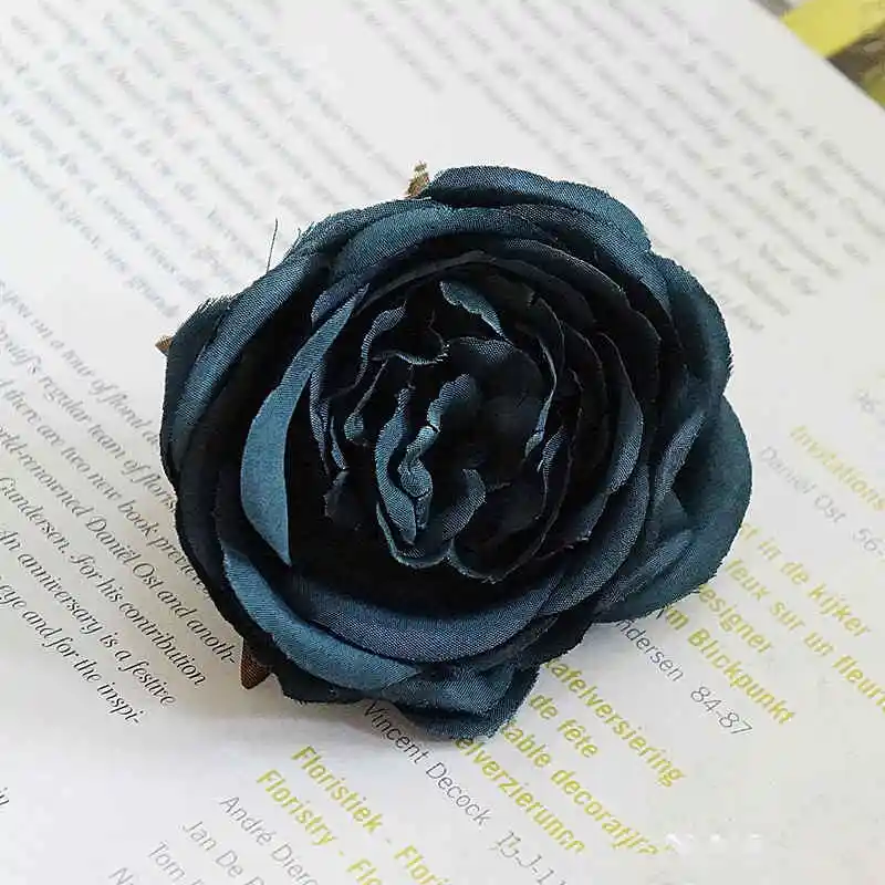 6.5cm European Silk DIY Rose artificial flowers for party home garden Floral decor wedding decoration fake flower Head 52076 6.5cm European Silk DIY Rose artificial flowers for party home garden Floral decor wedding decoration fake flower Head 52076