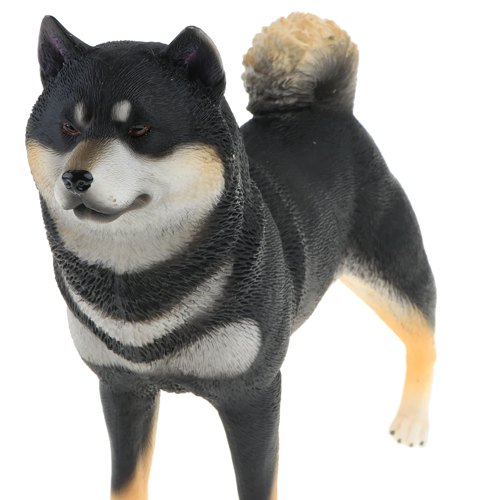 Realistic Animal Figure Model Figurine Action Figures Playset Plastic Pet Dog Kids Toy - Shiba Inu
