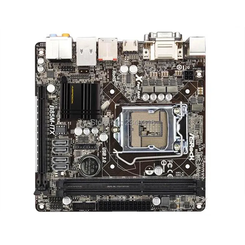 MINI-ITX ITX HTPC используется слот LGA1150 B85 материнская плата для ASRock B85M-ITX настольная плата USB3.0 SATA3 DDR3