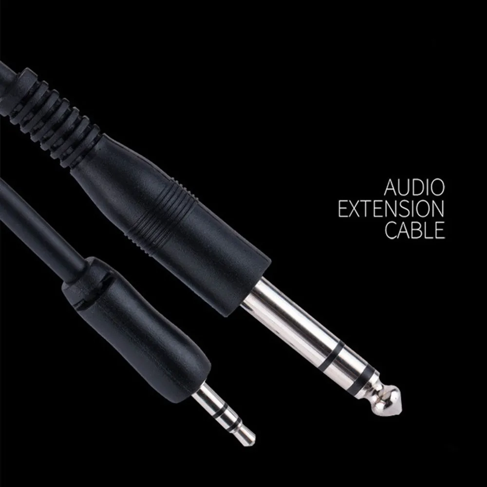 

De Cable auxiliar de Audio de 3,5mm a 6,5mm Jack 3,5 a 6,35 a 6,35mm macho a macho Cable Aux para mezclador para guitarra amplificador reproductor de CD altavoz