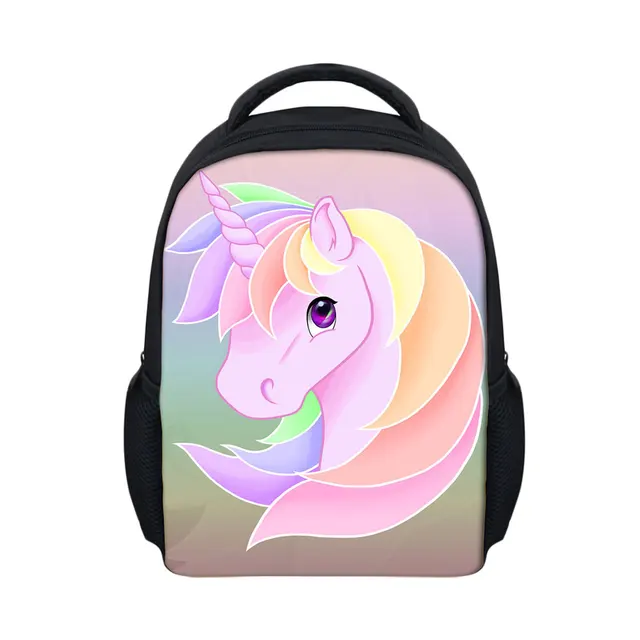 Unicorn Cartoon Pattern Printed Fashion School Bags for Childrens Girls Boys School Backpack Teen Schoolbag Book Bag Sac Mochila - Image 4