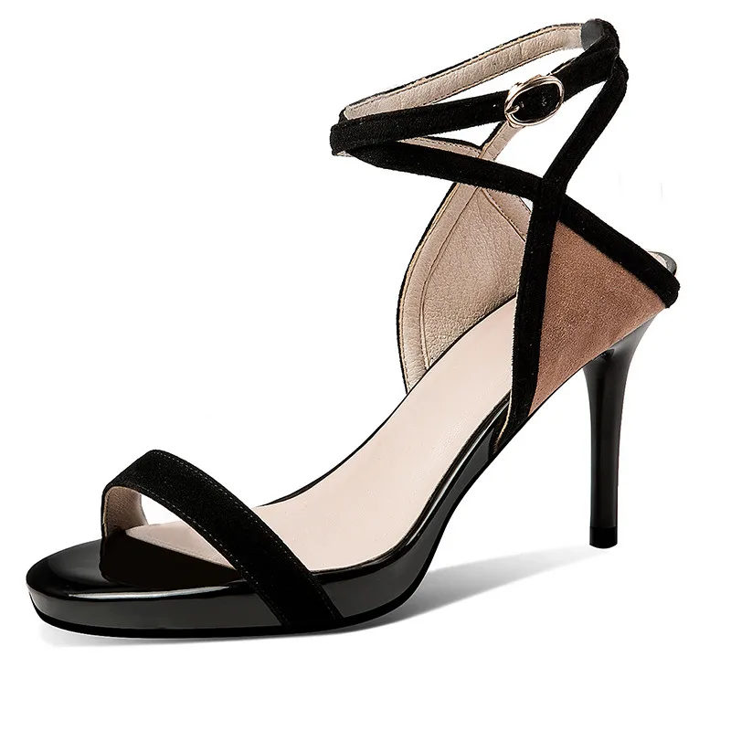 

ARQA summer Women's platform Word belt hasp high heels sandals overlapping sexy party sandals