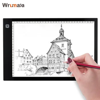 

Wrumava A4 Ultra-thin LED Light Box Tracer USB Power Cable Dimmable Brightness LED Artcraft Tracing Light Pad for Artist Drawing