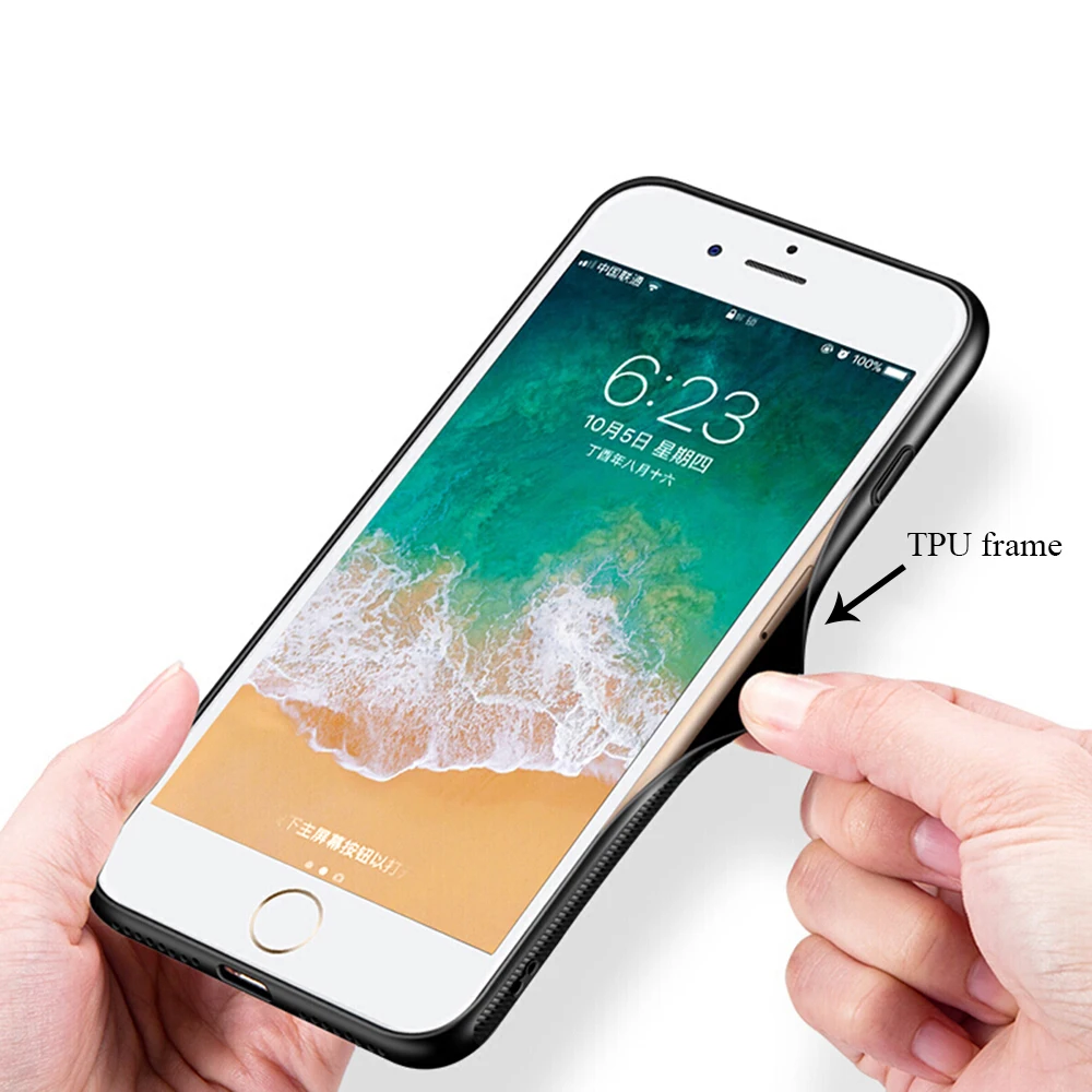 Чехол Lavaza TV из закаленного стекла для iPhone 6 6S 7 8 Plus 5 5S SE XR X XS 11 Pro MAX|Бамперы| |