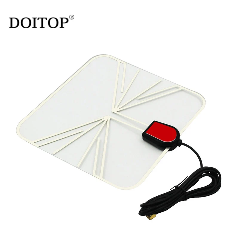 

DOITOP Amplified Indoor HDTV Antenna DVB 20 Points SMA IEC Interface Terrestrial Antenna HD Digital TV Antenna Signal Amplifier