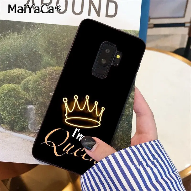 Мягкий чехол для телефона MaiYaCa Girl Boss Like A Boss из ТПУ для samsung S9 S9 plus S5 S6 S6edge S6plus S7 S7edge S8 S8plus