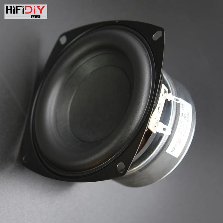 HI-FI DIY аудио 4 дюйма 60 Вт НЧ динамик высокой мощности длинный ход бас домашний кинотеатр для 2,1 блок сабвуфера громкий динамик s S4-105