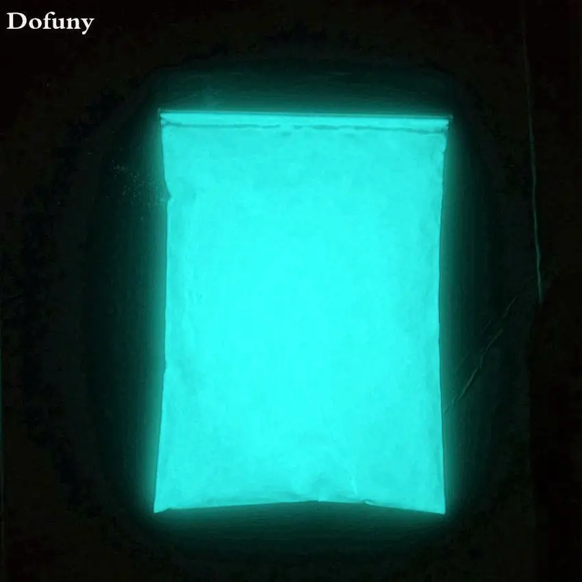 

10g and 100g For Select Dofuny Glow In The Dark Powder,Luminous Pigment For Nail Polish, Glow Sky Blue Light