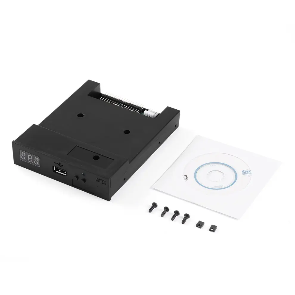 

2PCS 3.5" 144MB Upgrade Floppy Drive to USB Flash Disk Drive Emulator + CD Screws