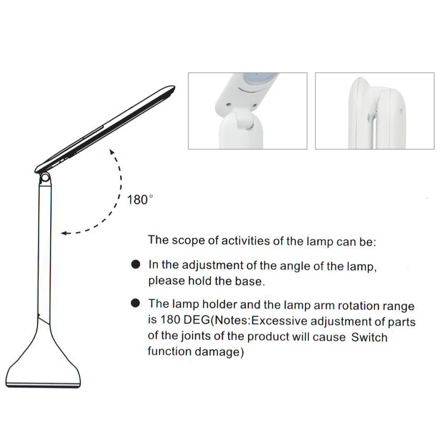 Led Desk Lamp Foldable Dimmable Touch Table Lamp With Calendar Temperature Alarm Clock Table Light Night Lights Lamp Number Lighting Bedside Lampslamp Fish Aliexpress