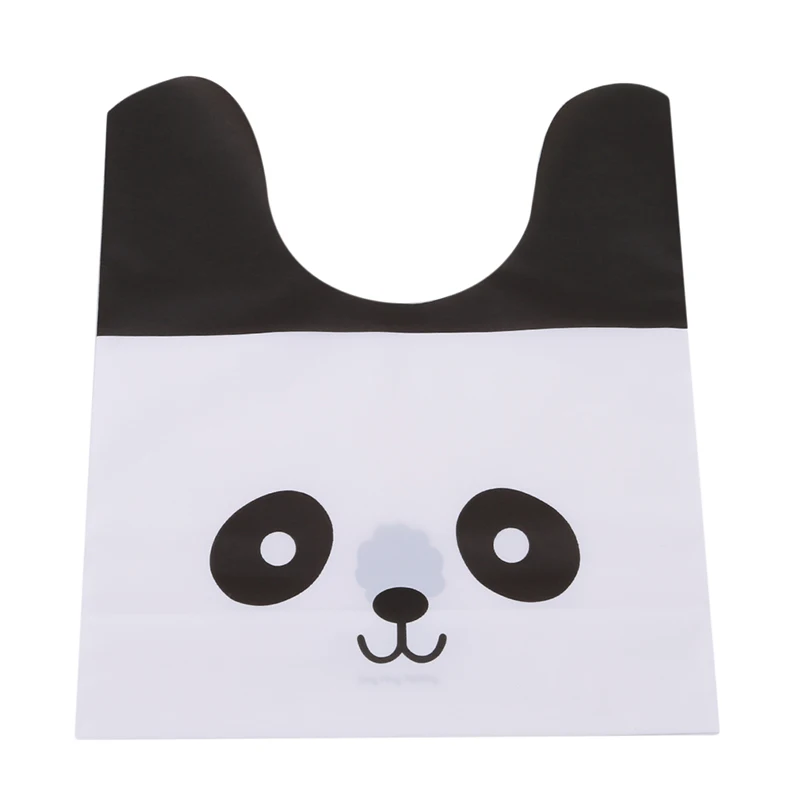 

50 PCS / Lot Panda Duck Rabbit Bear Cookie Bags Plastic Candy Biscuit Packaging Bag Wedding Candy Gift Bags Party Supplies