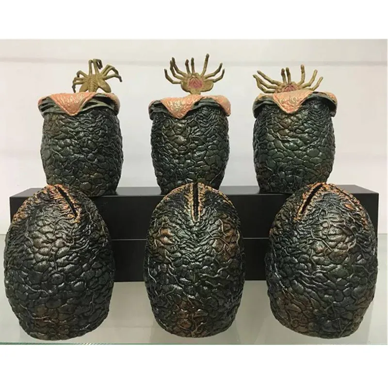 

Alien Facehugger Alien Egg Luminous Color/Black Creative Decoration PVC Action Figure Collection Model Toy G2085