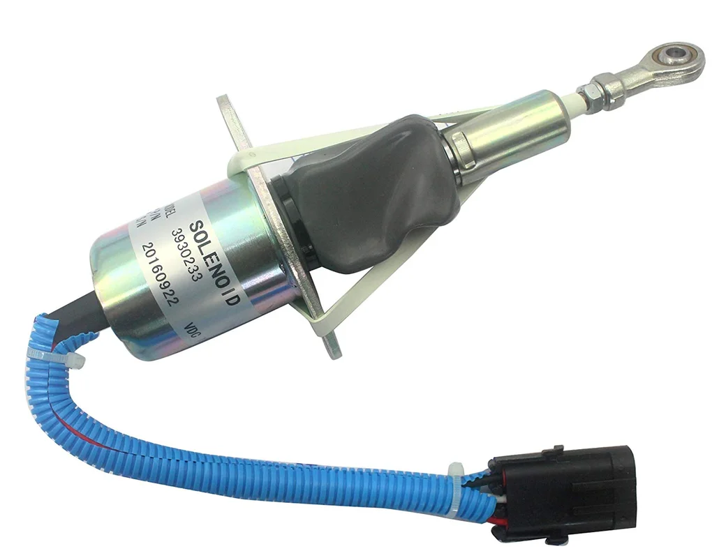 

3930233 SA-4335-12 12V Fuel Shutdown Solenoid Valve - Stop Solenoid for Cummins 6BT & 6CT Engine, 3 Month Warranty