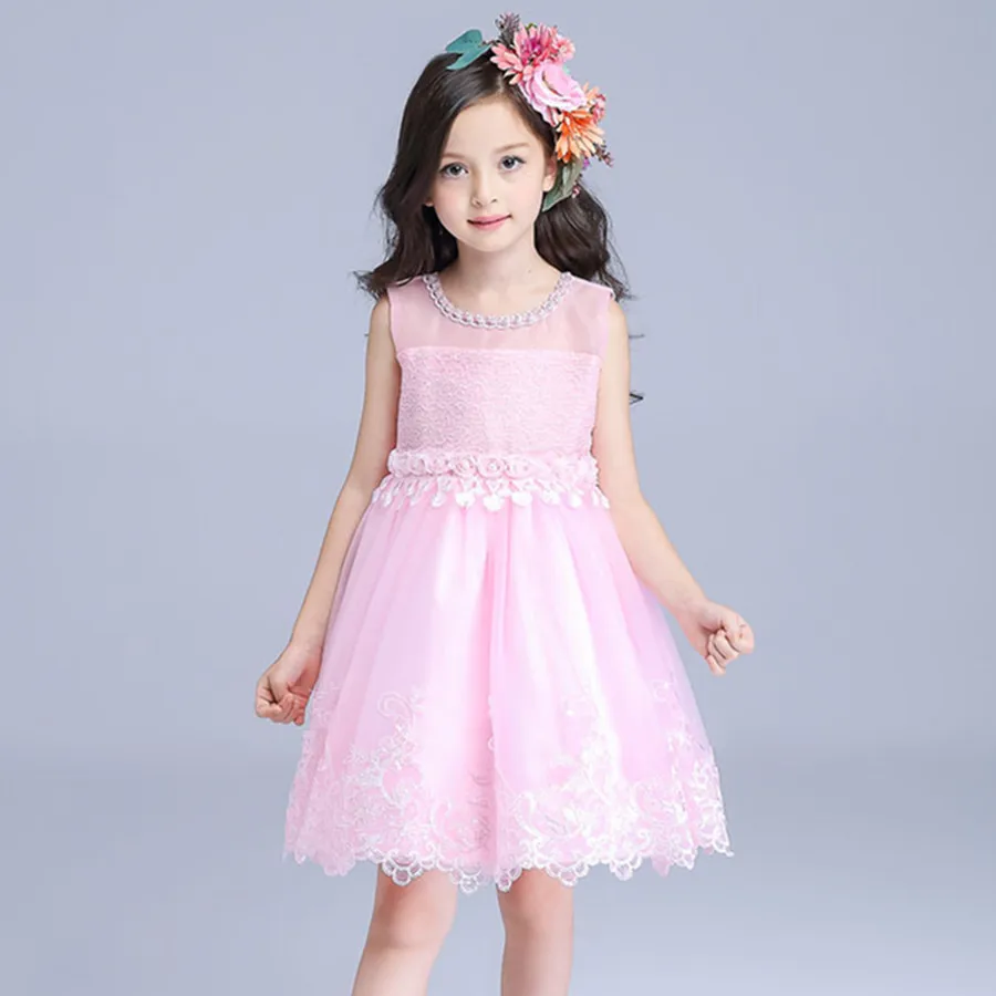 vestido rosa para menina