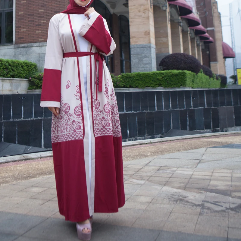 Рамадан Eid размера плюс Abaya Дубай кимоно кардиган мусульманское платье Abayas для