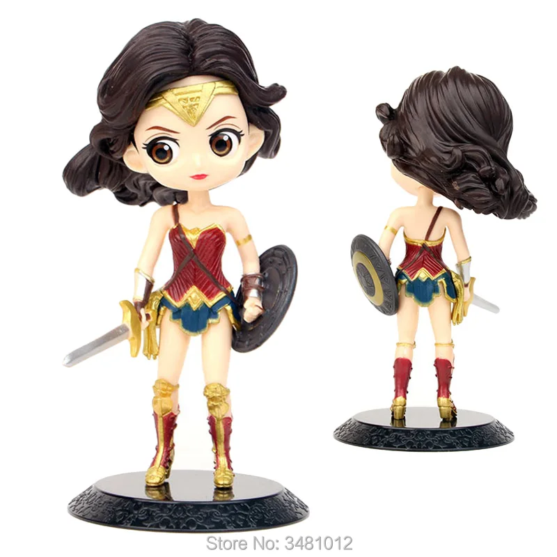 Wonder Woman Harley Quinn супергерой ПВХ Фигурки DC Comics Джокер Q posket модель куклы детские игрушки для детей 15 см