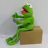 Free shipping 45cm=17.7inch Cartoon The Muppets KERMIT FROG Stuffed animals Plush Boy Toys for Children Birthday Gift ► Photo 3/4