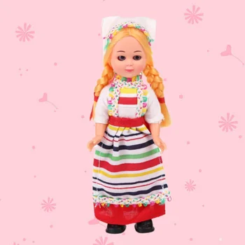 

Hot Children's Gift Dolls Mini Sweden Ethnic Dolls 5.5inch Yong Woman Clothes Baby Ethnic Dolls Kid Toys for Girls/Boys 1001-010
