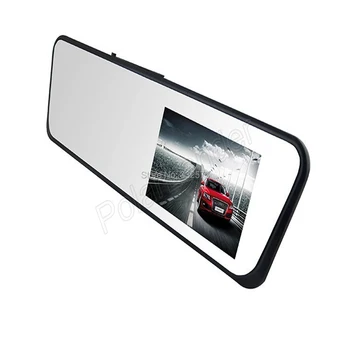 

Car dvr mirror H701 Support GPS TF card View Cam 4.3 inch TFT LCD screen touch Full HD1080P waterproof Car Dvr lens 120 degree