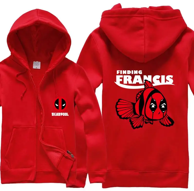 deadpool moletom com capuz jacket