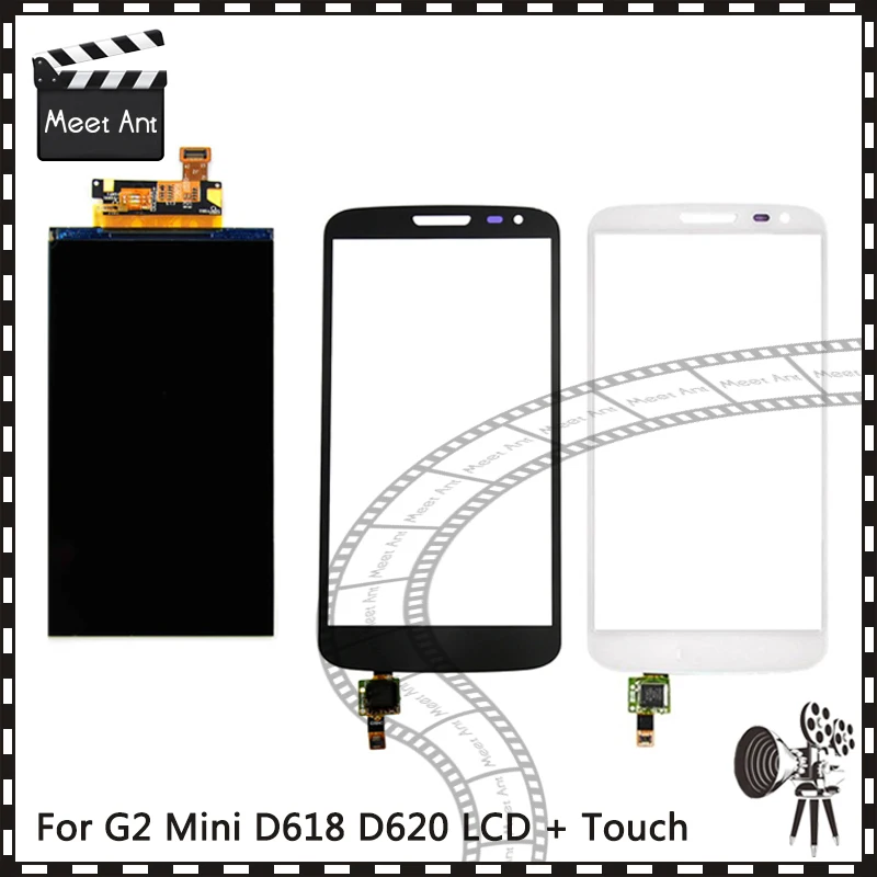 

New High Quality 4.7'' For LG G2 mini D620 D618 Lcd Display With Touch Screen Digitizer Sensor