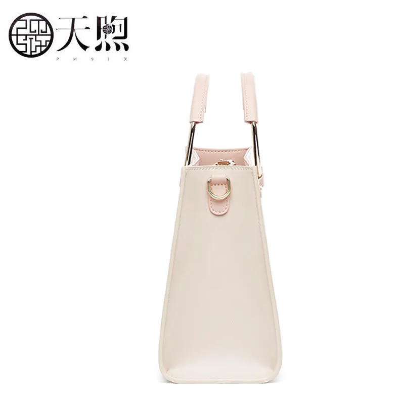 Peach Stil Hand Tasche Neue Handtasche Weibliche Atmosphärischen 2018 Blossom pink Mode Ring Pmsix camellia Messenger Chinesischen bestickt tYROAHqw