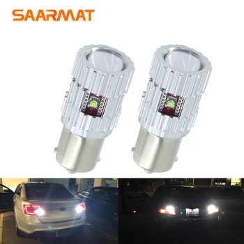 

SAARMAT 2PCS Error Free White LED Reverse Light Bulb with Cree chips plug and play For Peugeot 206 207 307 308 406 407 507 508