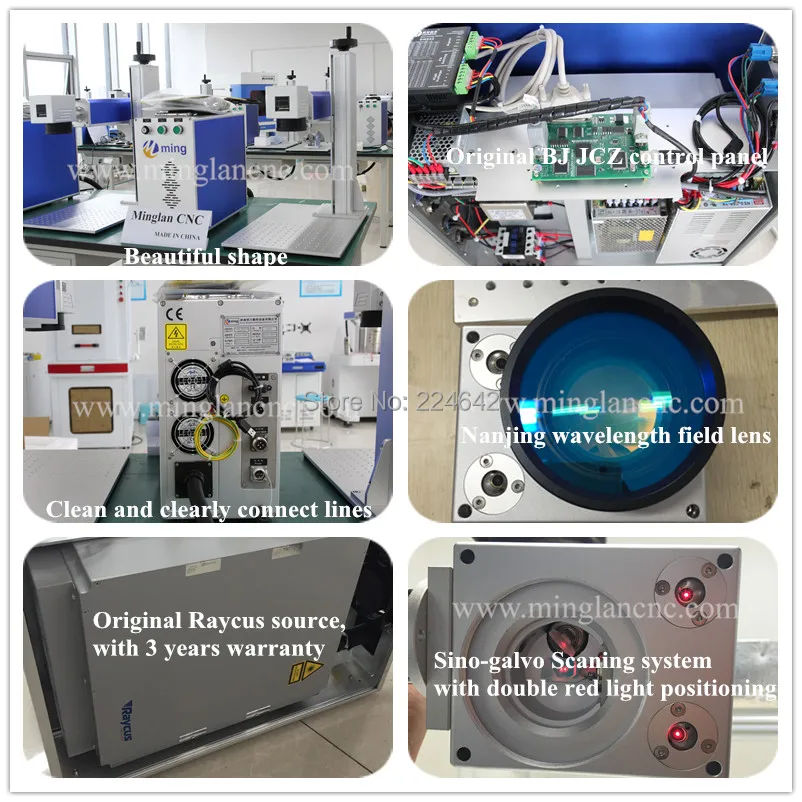 Мобильный телефон оболочки изображения текст гравировальный станок/MINGLAN 20 Вт волоконно-лазерная маркировочная машина