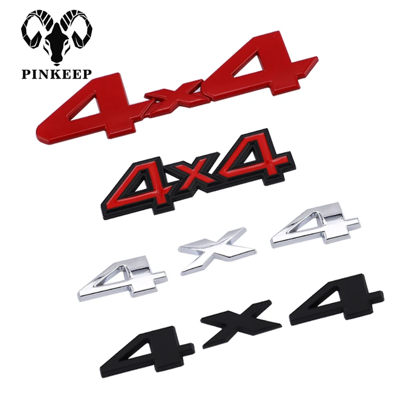 

3D Metal Car Stickers 4x4 Auto Limited Tail Emblem Badge Decals Car Styling Accessories for Frod Bmw Lada Honda Audi Toyota 1Pcs