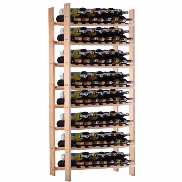Special Offers Giantex New 120 Bottle Wood Wine Rack 8 Tier Storage Display Shelves Kitchen Natural Home Furniture HW51153 Special Offers Giantex New 120 Bottle Wood Wine Rack 8 Tier Storage Display Shelves Kitchen Natural Home Furniture HW51153
