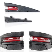 Регулируемый каблук 5 см 2 слоя вверх воздушной подушкой вставка увеличение высотный Лифт Мужская обувь Стелька туфли на платформе Pad