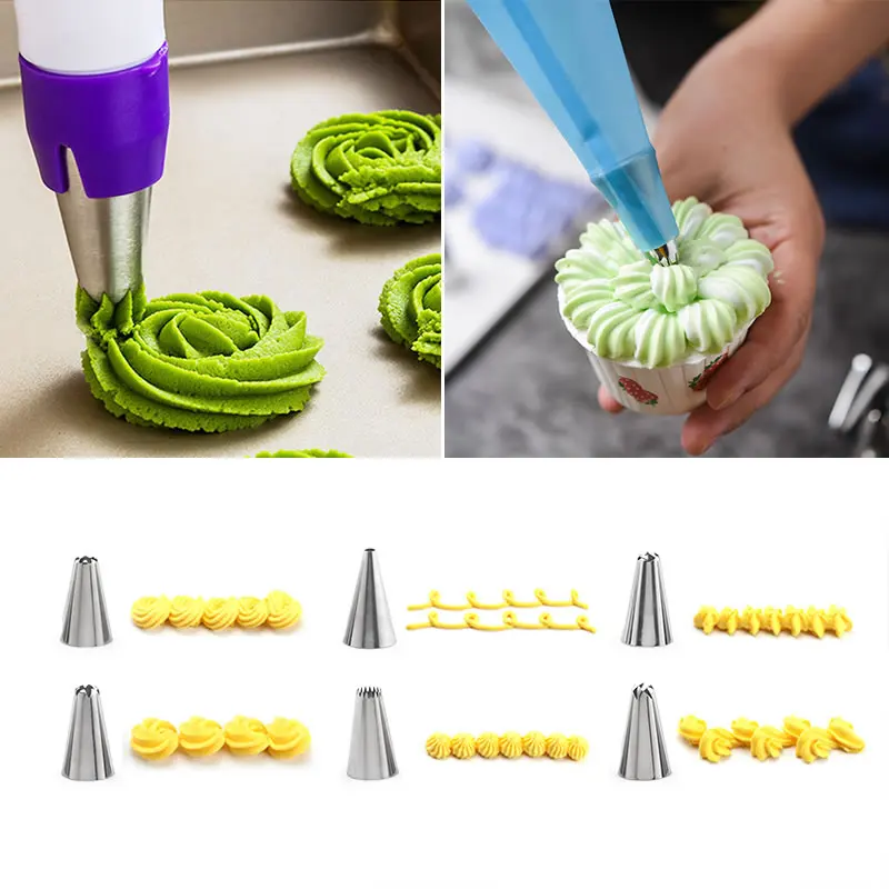 OBRKING-6Pcs-set-Pastry-Nozzles-Icing-Piping-Nozzles-Cake-Decoration-Tips-nozzle-Biscuits-Sugar-craft-Pastry (1)