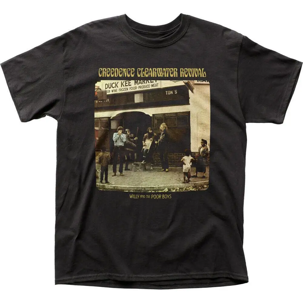 

New Ccr Creedence Clearwater Revival Willy and The Poor Boys T-Shirt Men 2019 Summer Summer Tees Shirt Tops Tees Plus T-Shirt