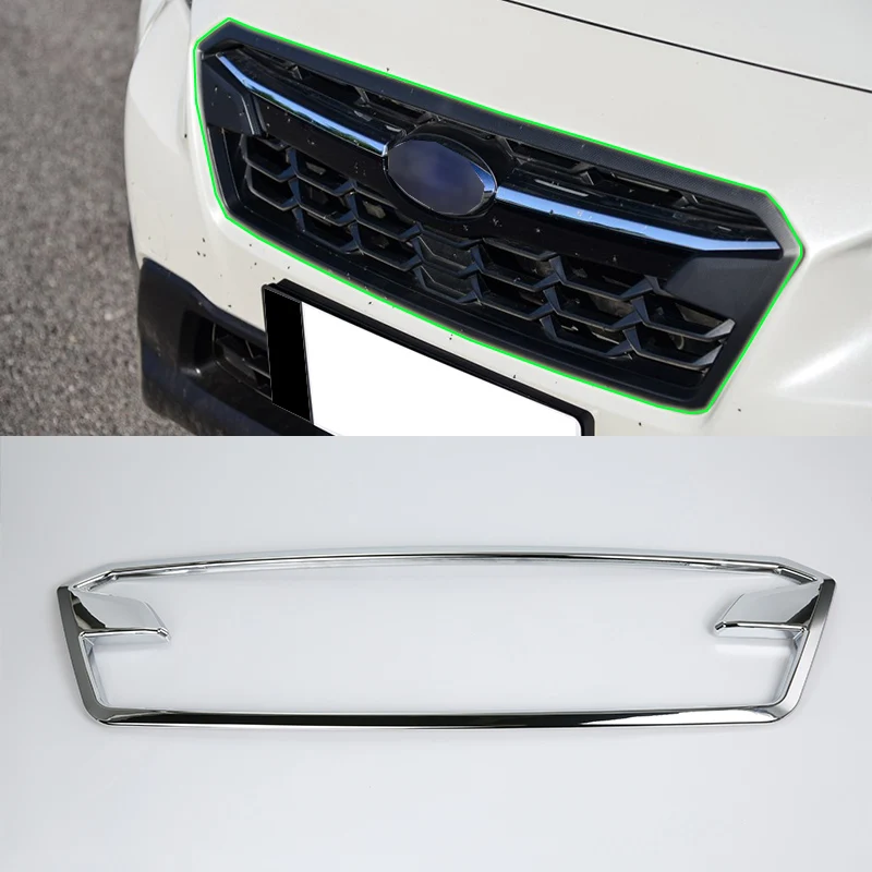 

OUBOLUN ABS chrome exterior car accessories front grill trim high quality For SUBARU XV 2017