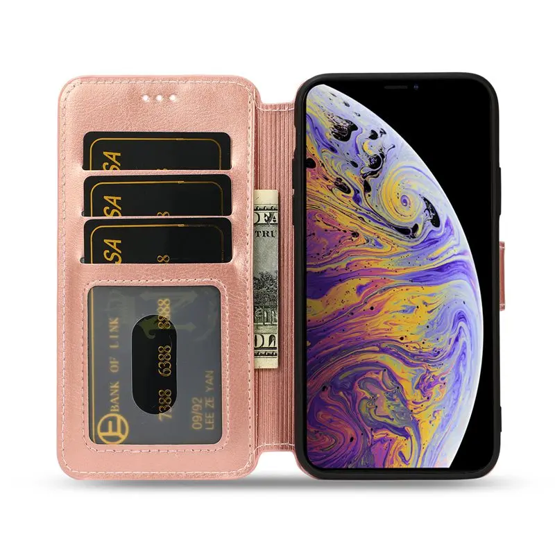 KISSCASE кожаный чехол для Xiaomi Redmi Note 5 6 7 Pro 6A флип кошелек с отделением карт телефона 6X