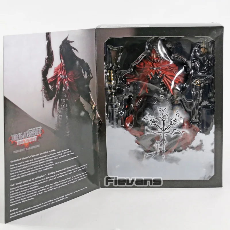 Dirge of Cerberus Final Fantasy VII Play Arts Kai Vincent Valentine ПВХ фигурка Коллекционная модель игрушки