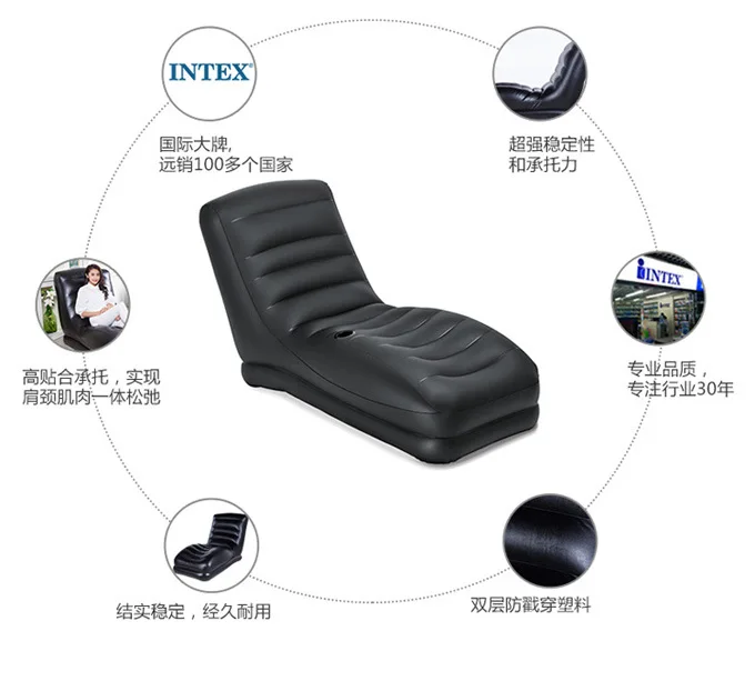 81 x 172 x 91cm large size high-end single back lazy bones sofa lazy leisure lounge couch inflatable sofa, sexy love sofa chair