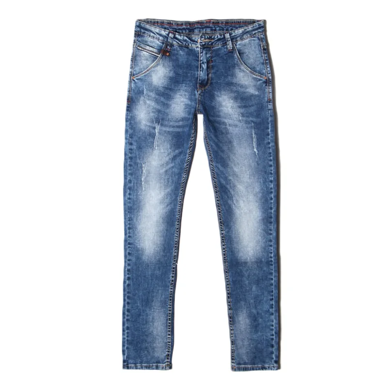 Taddlee Brand Mens jeans 2016 slim fit jeans denim Biker jeans Straight Leg pants Washed jeans