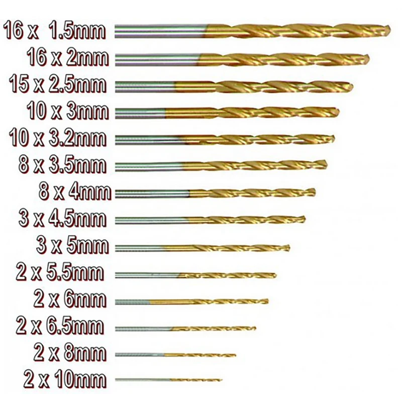 PROSTORMER-1-5-10mm-99Pcs-Set-High-Steel-Titanium-Coated-Twist-Drill-HSS-Drills-Bits-Woodworking