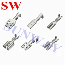 20 шт./компл. 2,8 мм 4,8 мм 6,3 мм женские наконечники для обжима многожильного кабеля+ изоляционная Втулка с прозрачным корпусом обжимные клеммы Разъемы