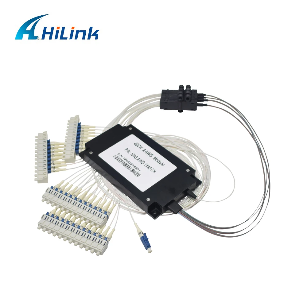 Бесплатная доставка фотоэлементами из одного волокна 40CH DWDM AAWG ABS с разъемом