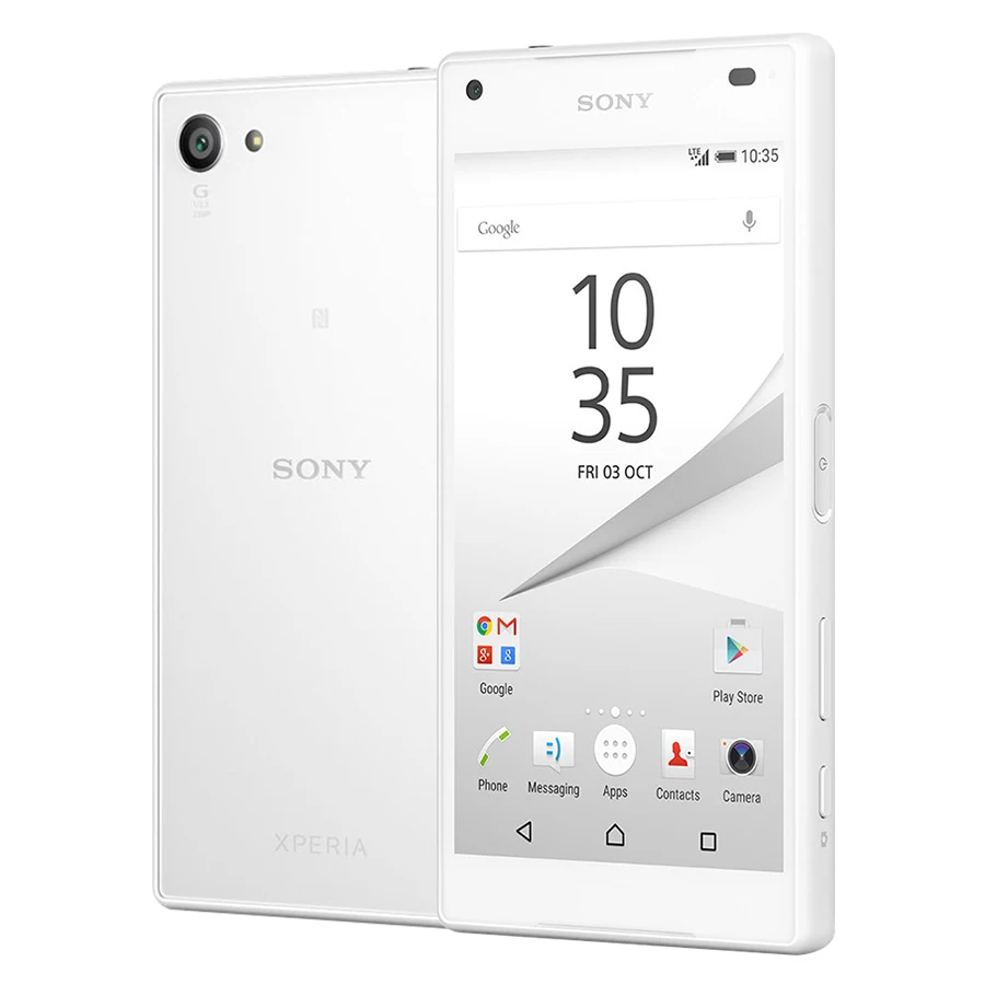 sony Xperia Z5 Compact E5823 разблокированный 2 Гб ОЗУ 32 Гб ПЗУ Android четырехъядерный и четырехъядерный 23мп GSM смартфон - Цвет: White