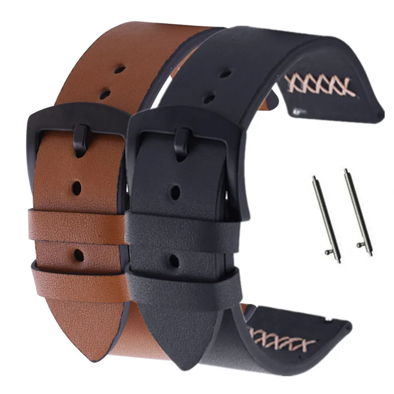 

For Gear S3 Frontier band for Samsung Galaxy Watch 46mm strap 22mm Leather bracelet Huawei watch GT strap Amazfit stratos S 3