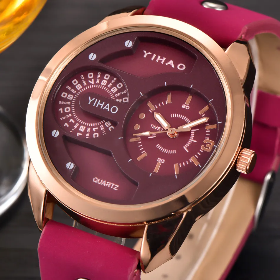 Топ бренд часы мужские Relojes Mujer 2018 Роскошные Бизнес наручные кожаный ремешок
